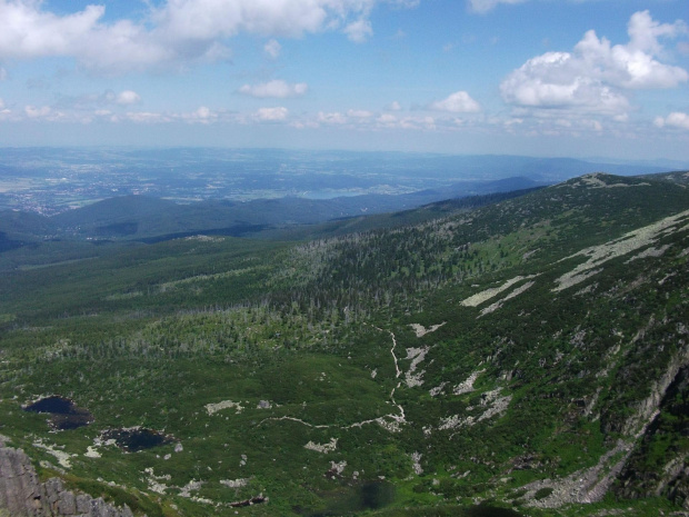 Panorama z wierzchołku Śnieżnych Kotłów :))