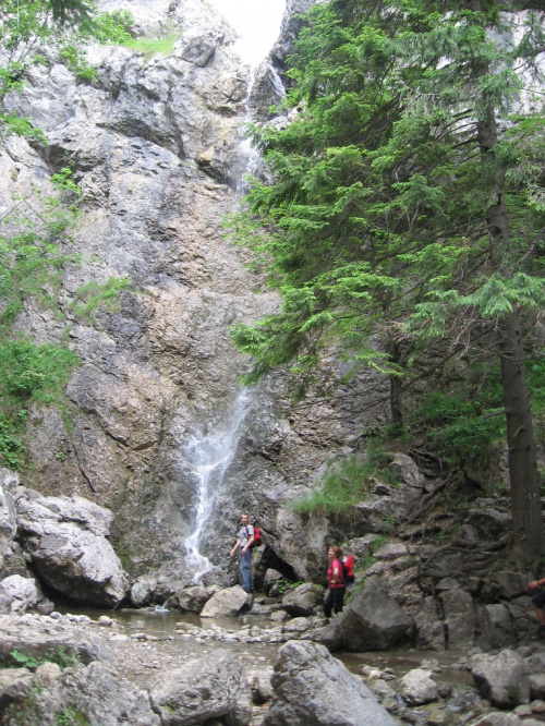 Wodospad Czerwone Piaski - 15 m wysokości #GóryChoczańskie #DolinaProsiecka #DolinaKwaczańska